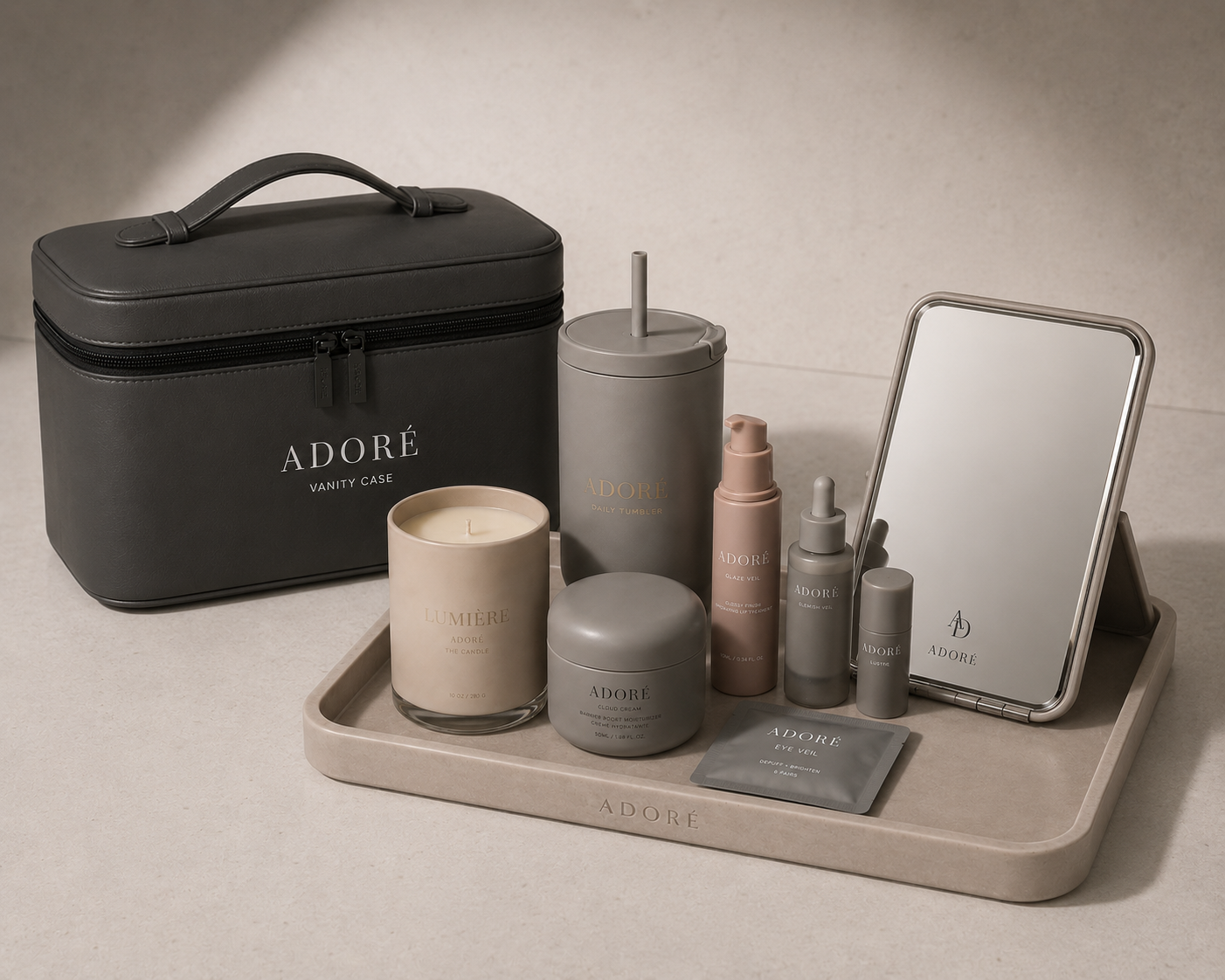 your beauty shelf, elevated