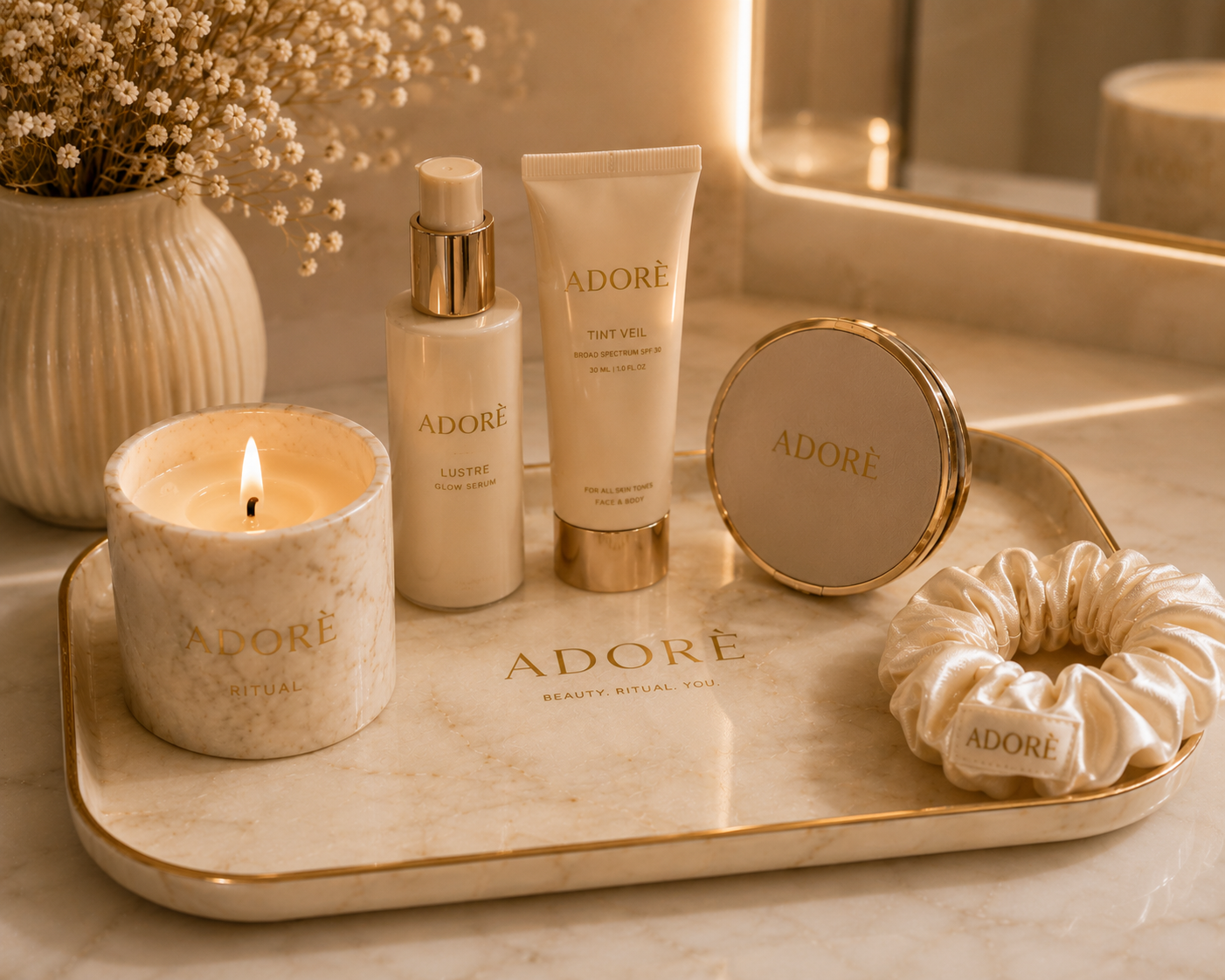 your beauty shelf, elevated